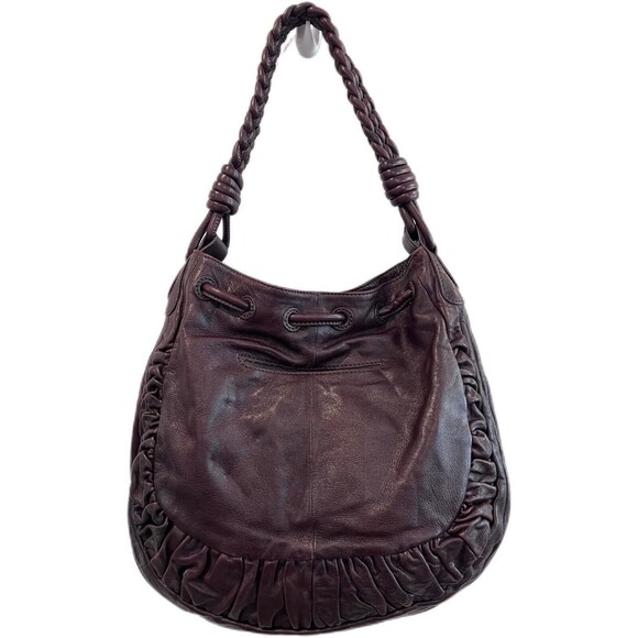 Brighton Lockheart Masterpiece Gabby Brown Pretzel Hobo Shoulder Handbag EPOC - Picture 2 of 14